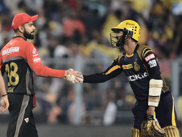 కార్తీక్, సునీల్ నరేన్పై కోహ్లీ ప్రశంసలు