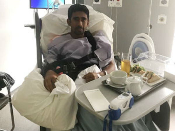 సాహా కోలుకుంటున్నాడు