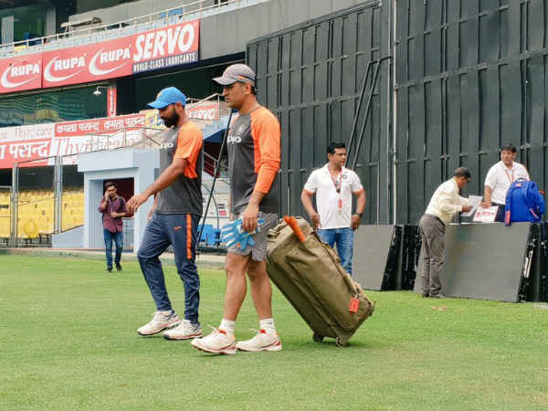 తొలి వన్డే కోసం భారత క్రికెటర్లు
