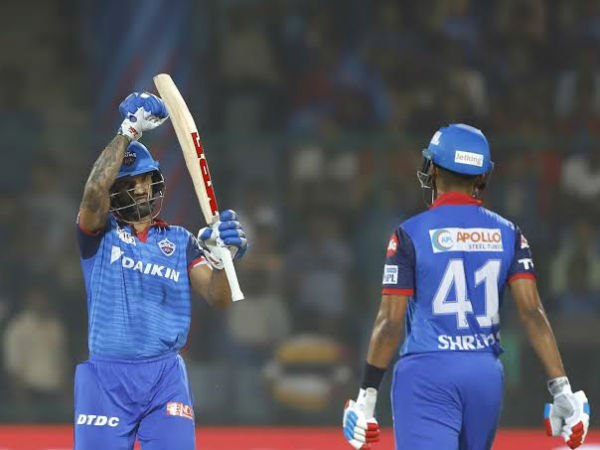 ధావన్, అయ్యర్ల అర్ధ శతకాలు: