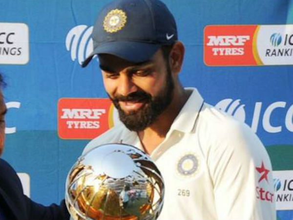 టెస్టు ర్యాంకింగ్స్లో మొదటి స్థానాన్ని