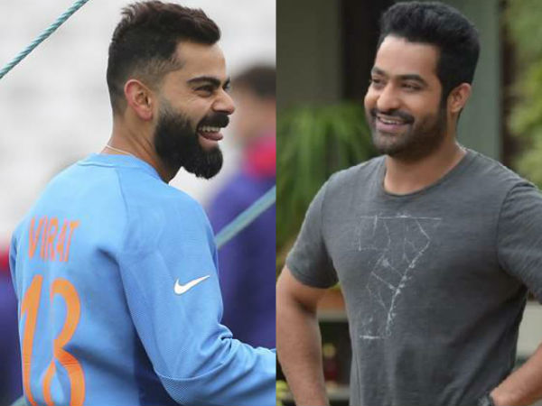 ఒకే వేదికపై కోహ్లీ, ఎన్టీఆర్: