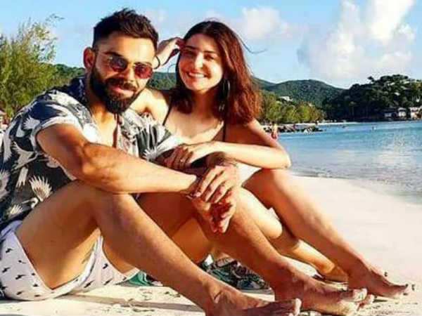 బీచ్లో విరుష్క జంట:
