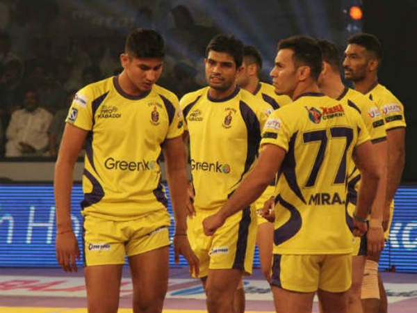 14-17తో వెనుక బడిన తెలుగు టైటాన్స్